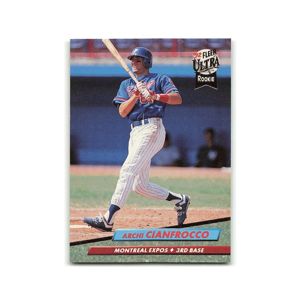 Archi Cianfrocco Rookie 1992 Fleer Ultra #515 Montreal Expos Baseball Card NM