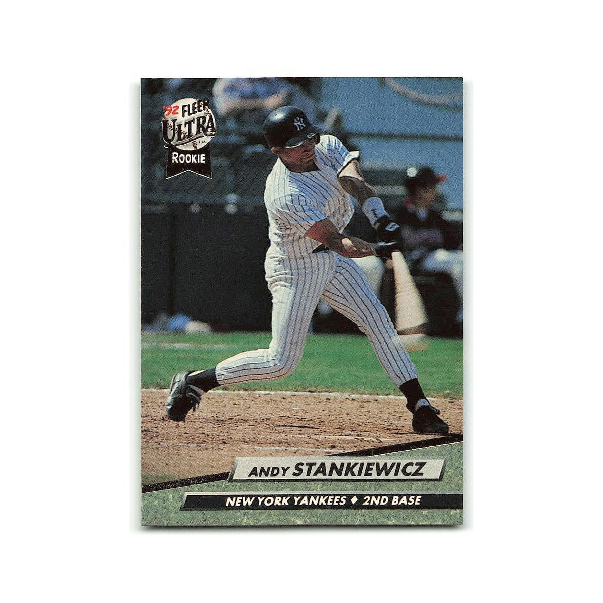 Andy Stankiewicz Rookie 1992 Fleer Ultra #415 New York Yankees Baseball Card NM