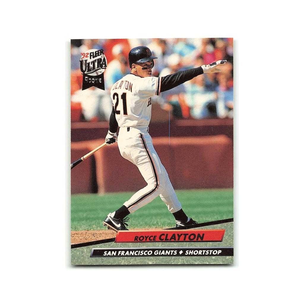 Royce Clayton Rookie 1992 Fleer Ultra #288 San Francisco Giants Baseball Card NM