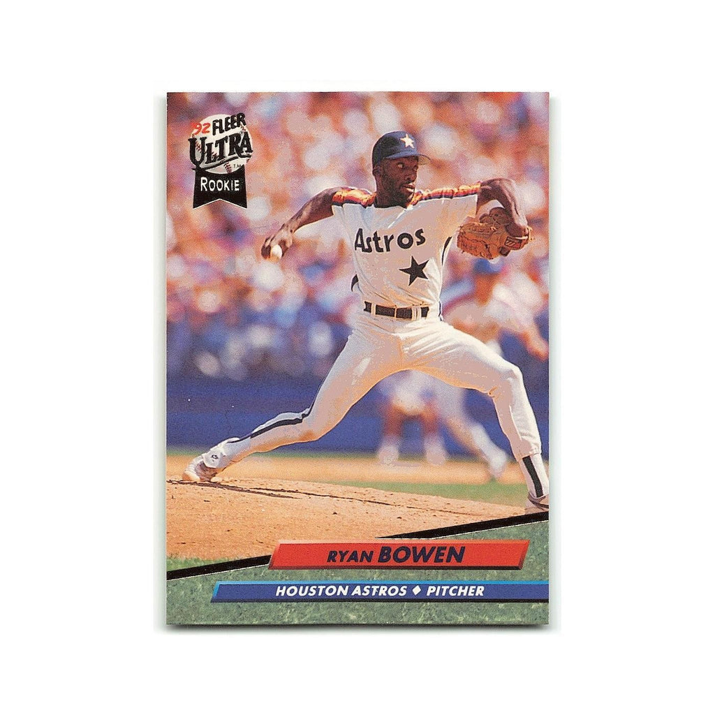Ryan Bowen Rookie 1992 Fleer Ultra #488 Houston Astros Baseball Card NM