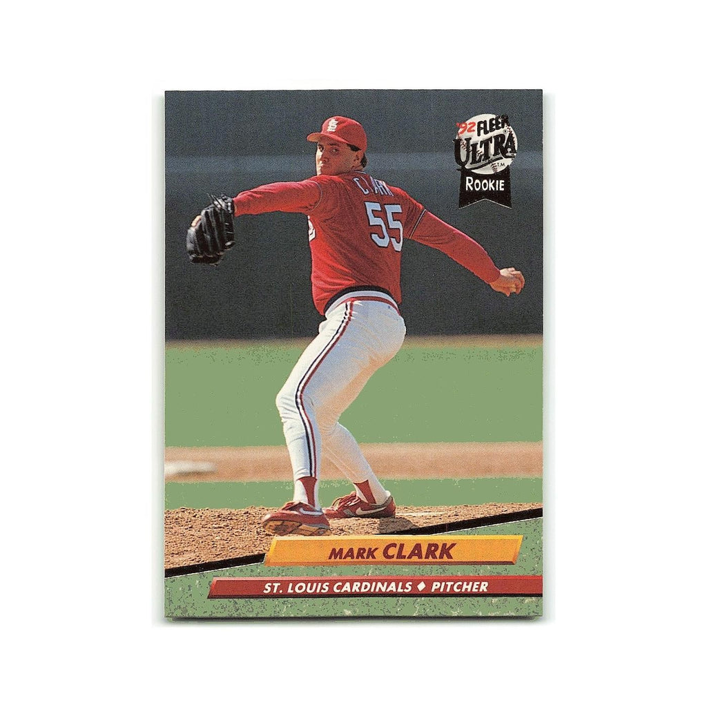 Mark Clark Rookie 1992 Fleer Ultra #564 St. Louis Cardinals Baseball Card NM