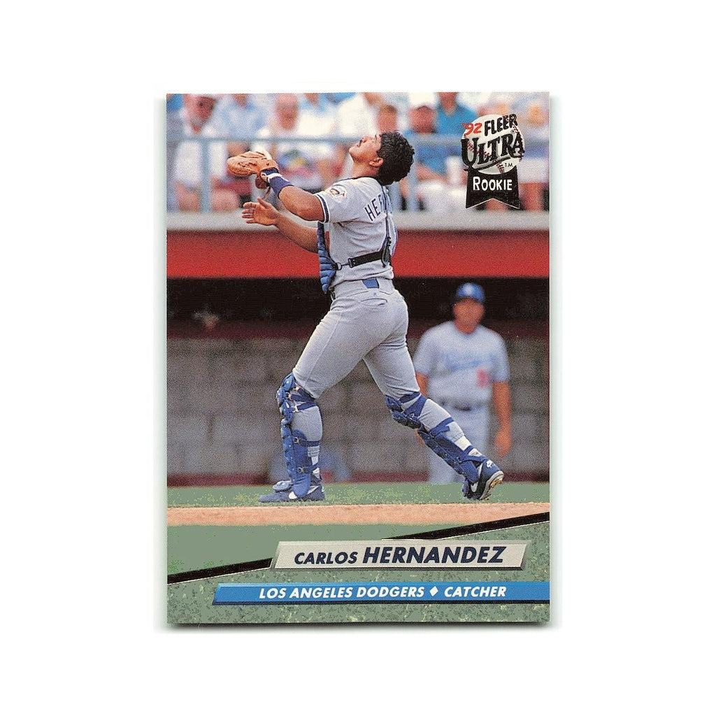 Carlos Hernandez Rookie 1992 Fleer Ultra #506 Los Angeles Dodgers NM