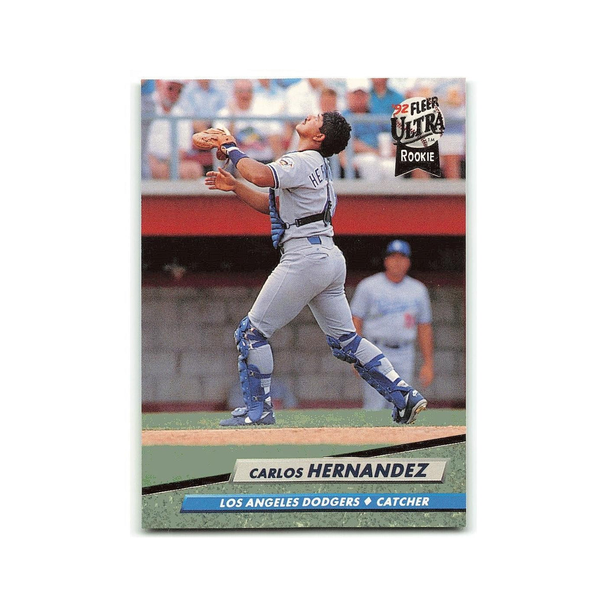 Carlos Hernandez Rookie 1992 Fleer Ultra #506 Los Angeles Dodgers NM