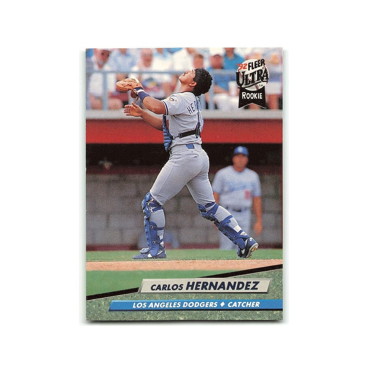 Carlos Hernandez Rookie 1992 Fleer Ultra #506 Los Angeles Dodgers NM