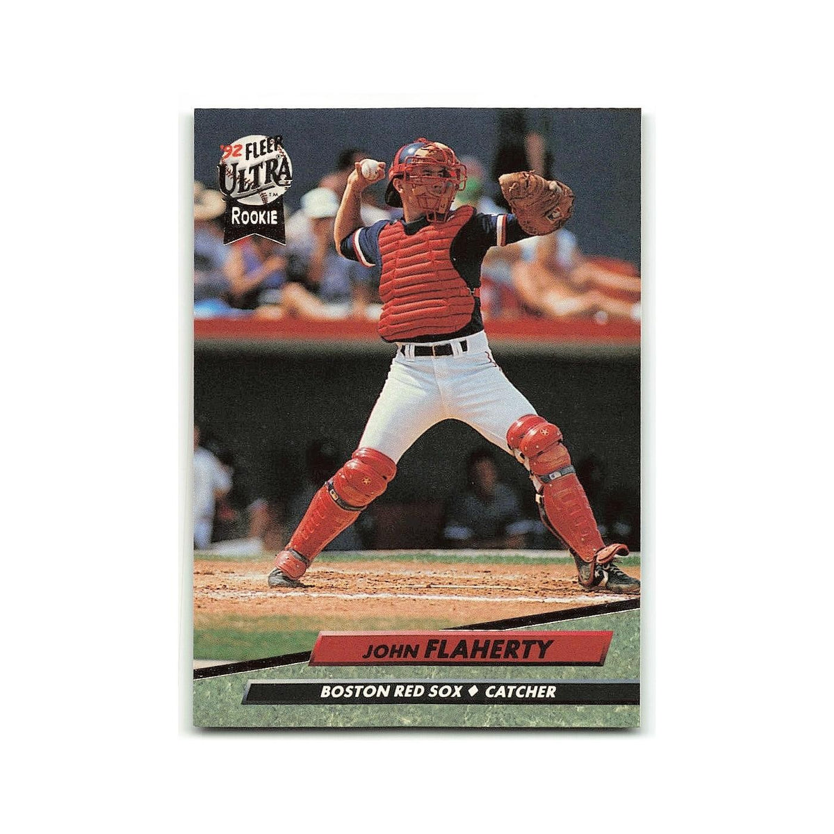 John Flaherty Rookie 1992 Fleer Ultra #313 Boston Red Sox Baseball Card NM