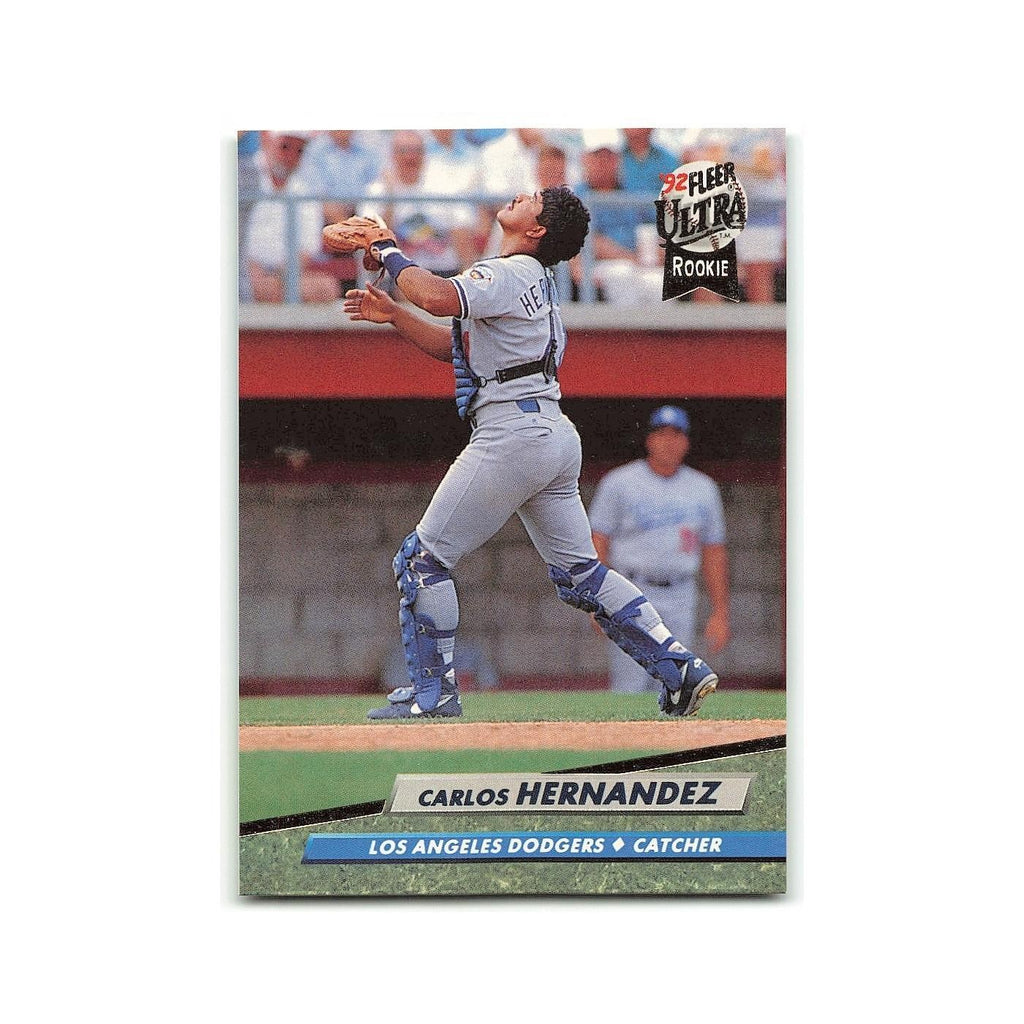 Carlos Hernandez Rookie 1992 Fleer Ultra #506 Los Angeles Dodgers NM