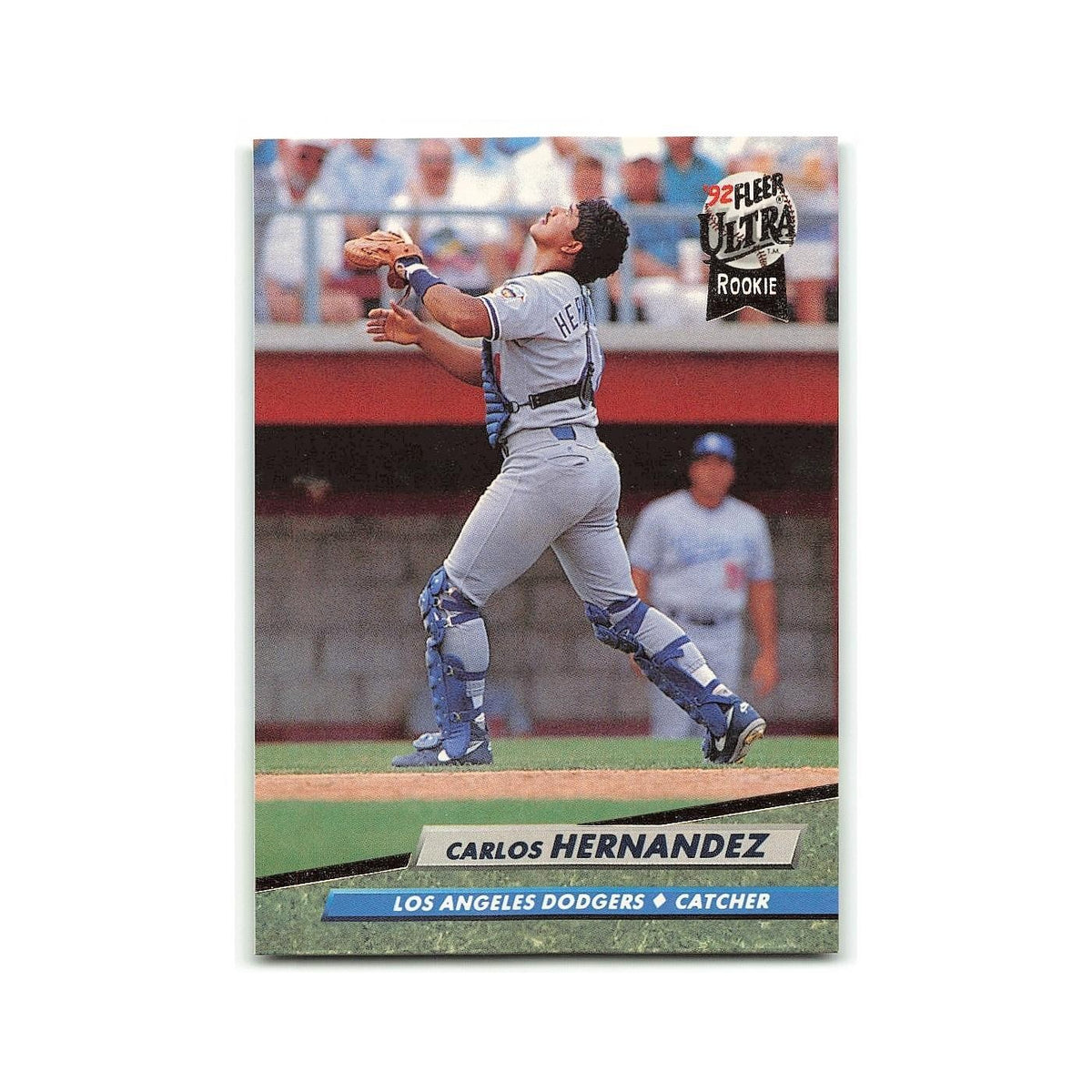 Carlos Hernandez Rookie 1992 Fleer Ultra #506 Los Angeles Dodgers NM