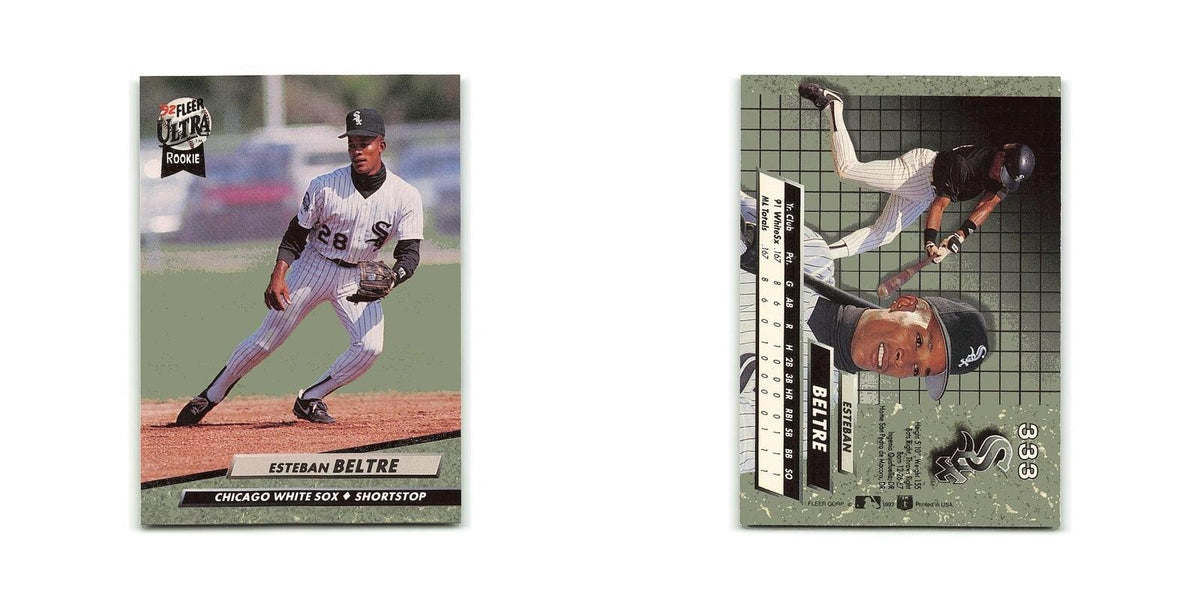 Esteban Beltre Rookie 1992 Fleer Ultra #333 Chicago White Sox Baseball Card NM