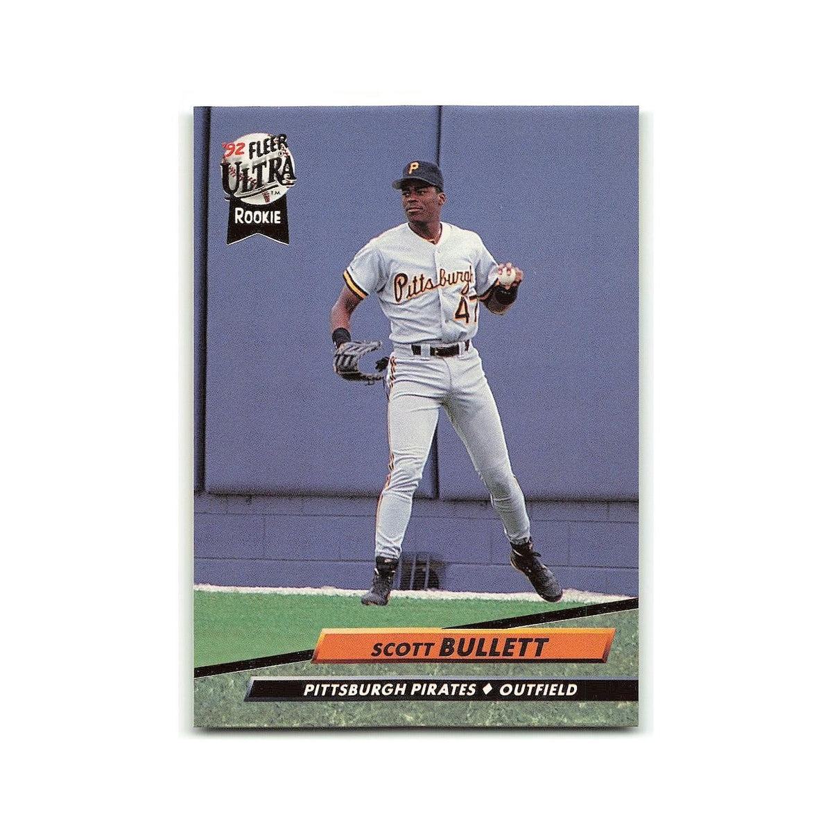 Scott Bullett Rookie 1992 Fleer Ultra #551 Pittsburgh Pirates Baseball Card NM