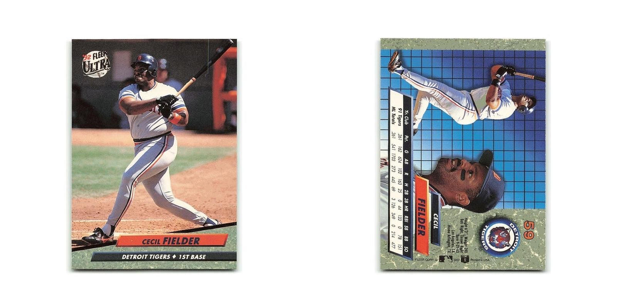 Cecil Fielder 1992 Fleer Ultra #59 Detroit Tigers Baseball Card NM