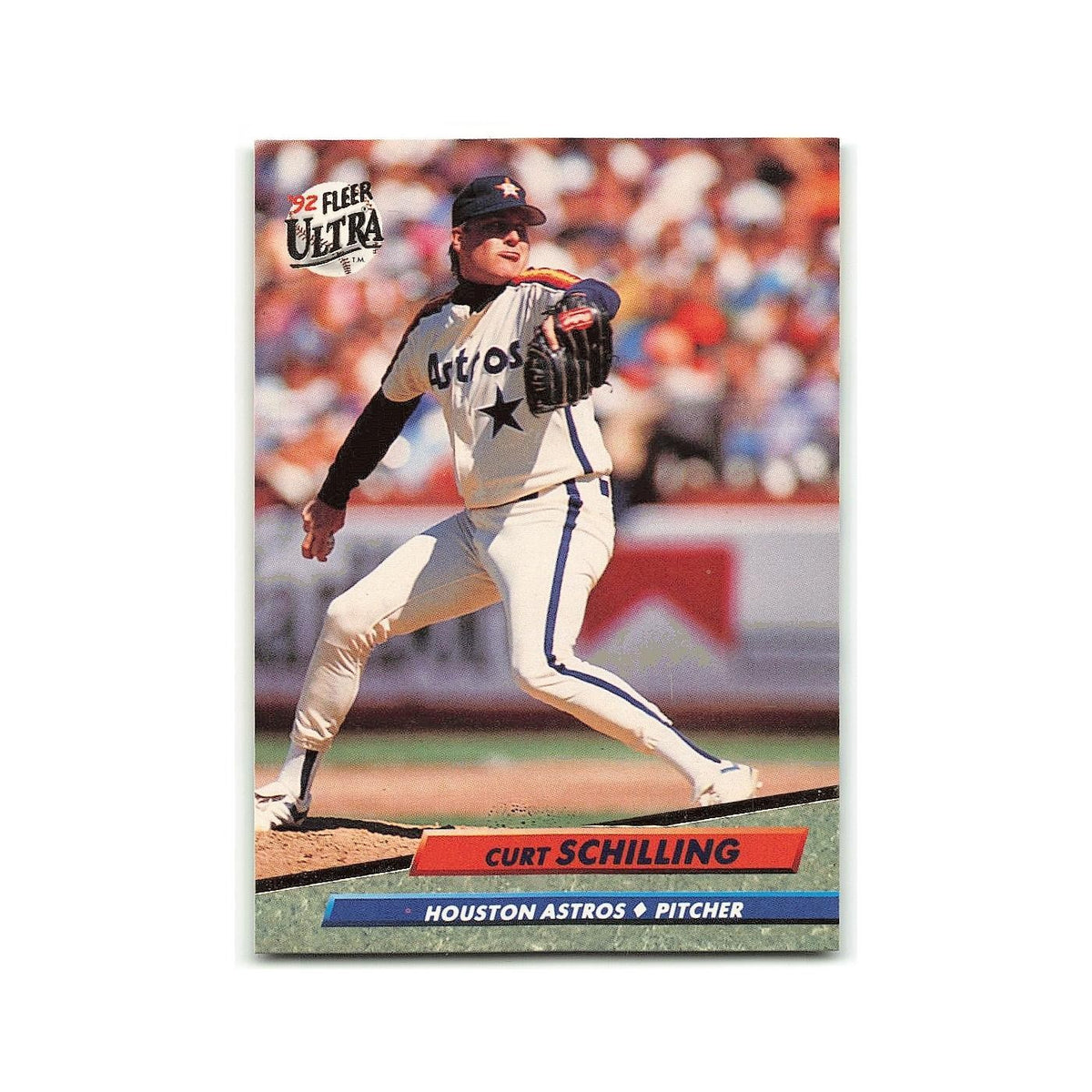 Curt Schilling 1992 Fleer Ultra #208 Houston Astros Baseball Card NM