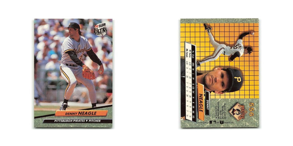 Denny Neagle 1992 Fleer Ultra #556 Pittsburgh Pirates Baseball Card NM