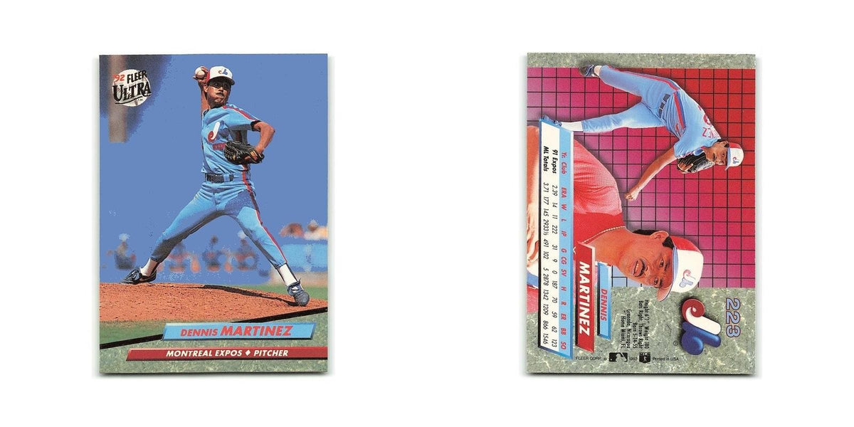 Dennis Martinez 1992 Fleer Ultra #223 Montreal Expos Baseball Card NM