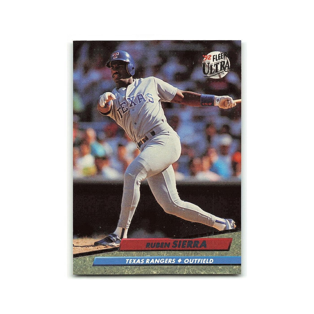 Ruben Sierra 1992 Fleer Ultra #142 Texas Rangers Baseball Card NM