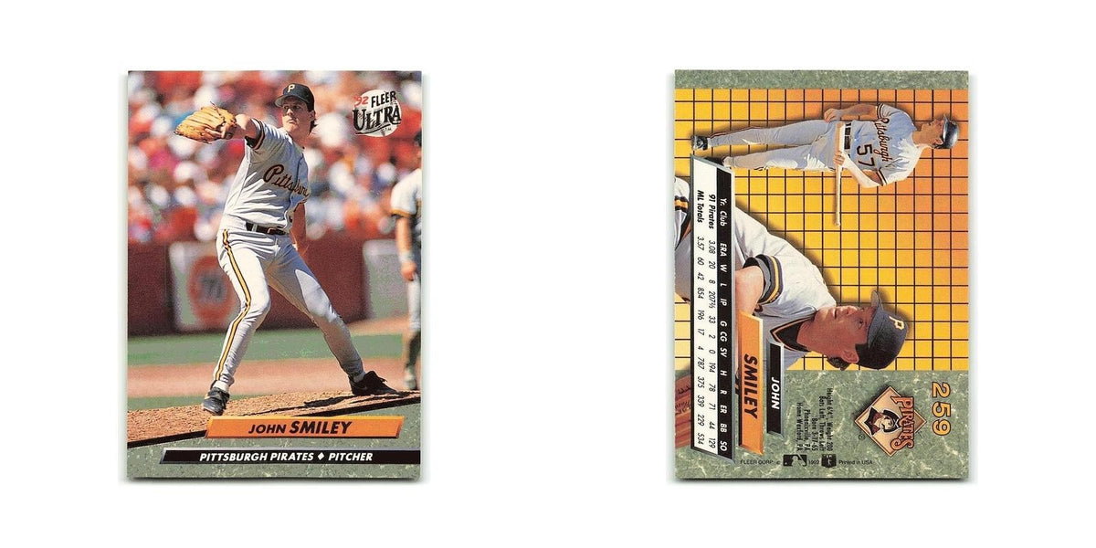 John Smiley 1992 Fleer Ultra #259 Pittsburgh Pirates Baseball Card NM