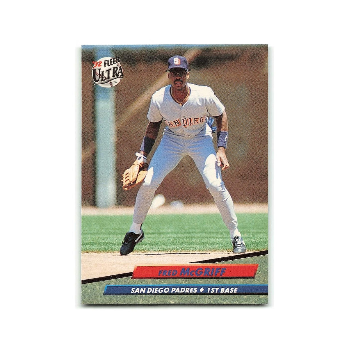 Fred McGriff 1992 Fleer Ultra #282 San Diego Padres Baseball Card NM