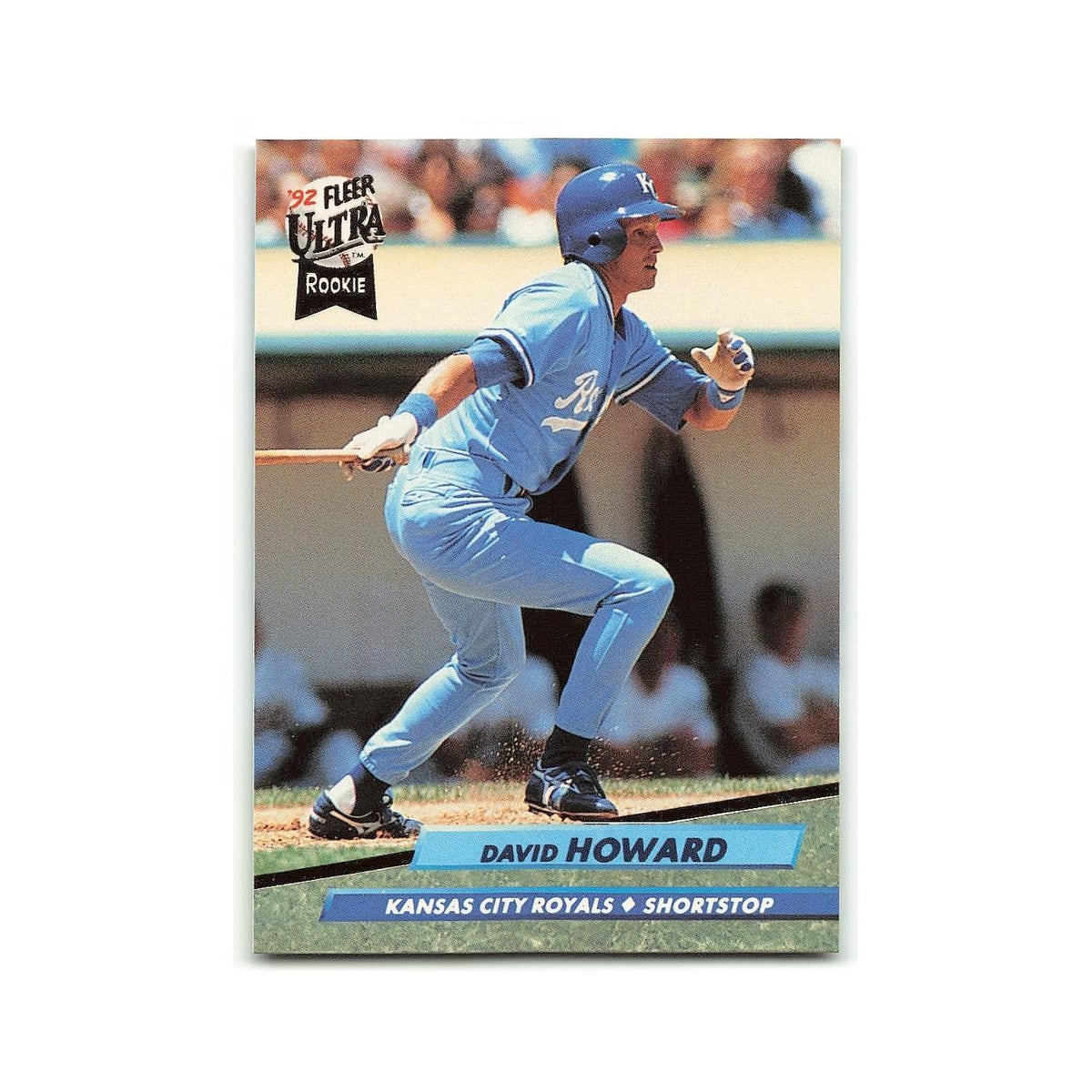 David Howard Rookie 1992 Fleer Ultra #71 Kansas City Royals Baseball Card NM