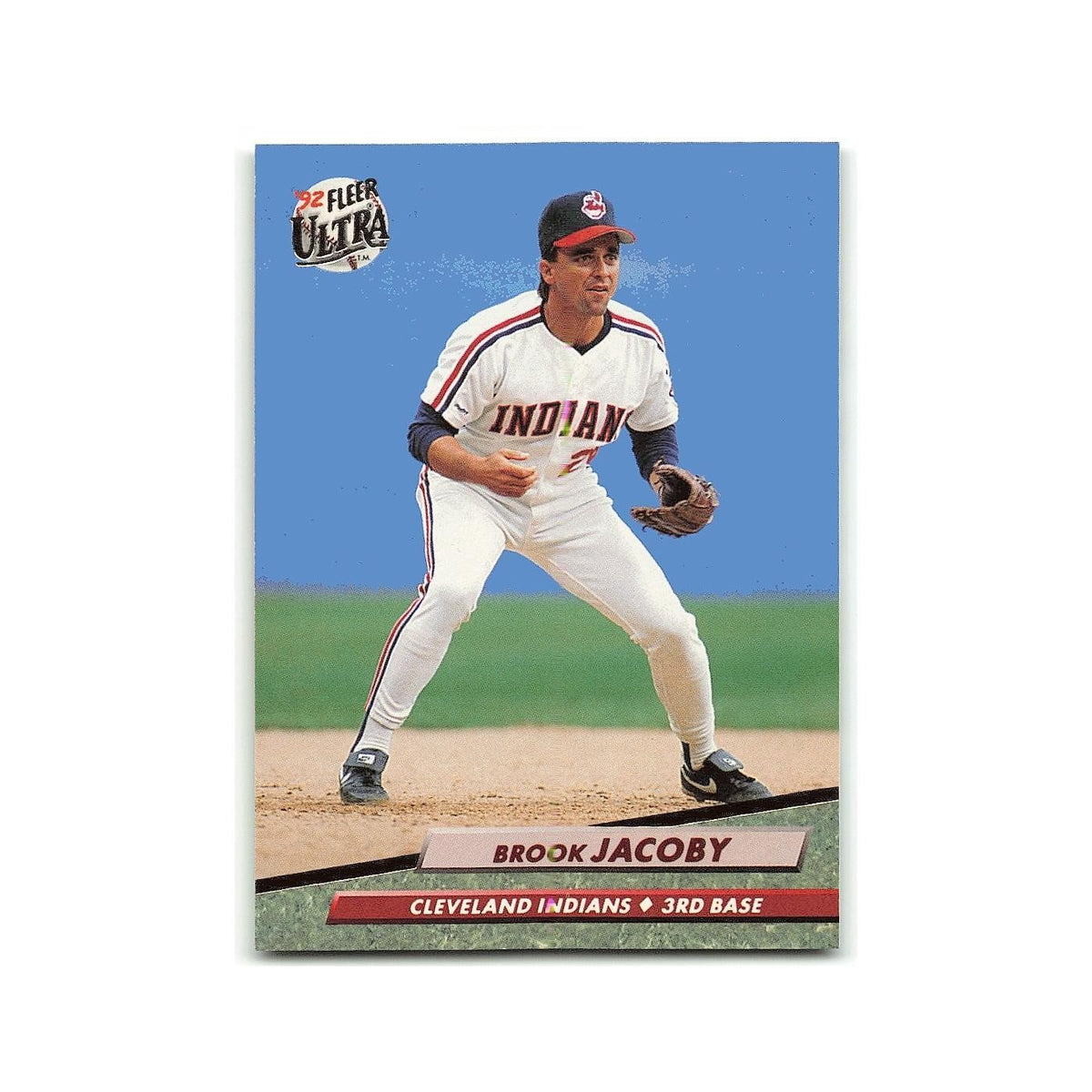 Brook Jacoby 1992 Fleer Ultra #349 Cleveland Indians Baseball Card NM