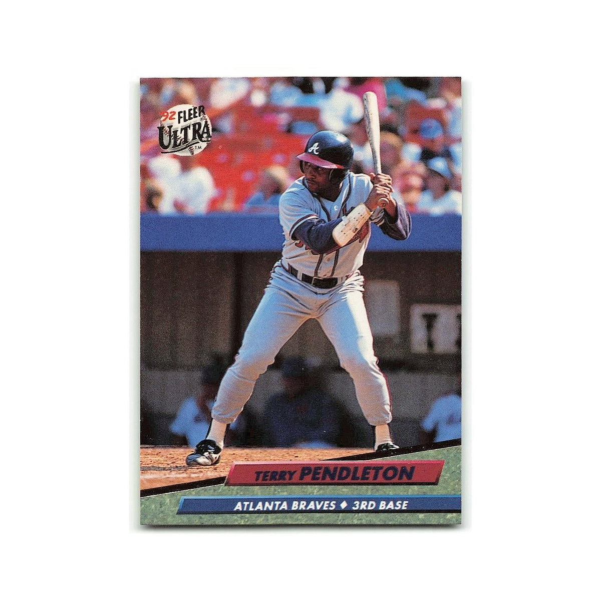 Terry Pendleton 1992 Fleer Ultra #167 Atlanta Braves Baseball Card NM
