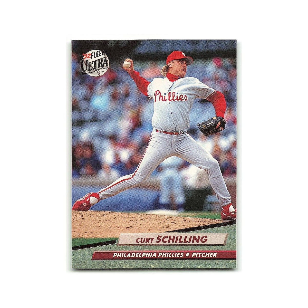 Curt Schilling 1992 Fleer Ultra #548 Philadelphia Phillies Baseball Card NM