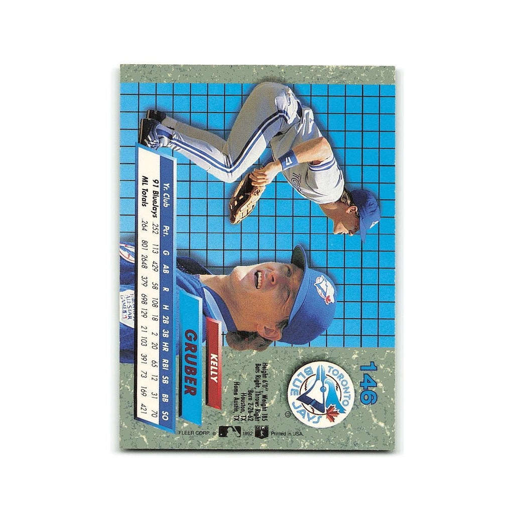 Kelly Gruber 1992 Fleer Ultra #146 Toronto Blue Jays Baseball Card NM