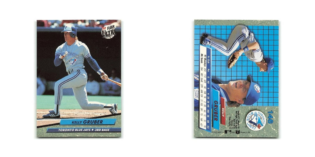 Kelly Gruber 1992 Fleer Ultra #146 Toronto Blue Jays Baseball Card NM