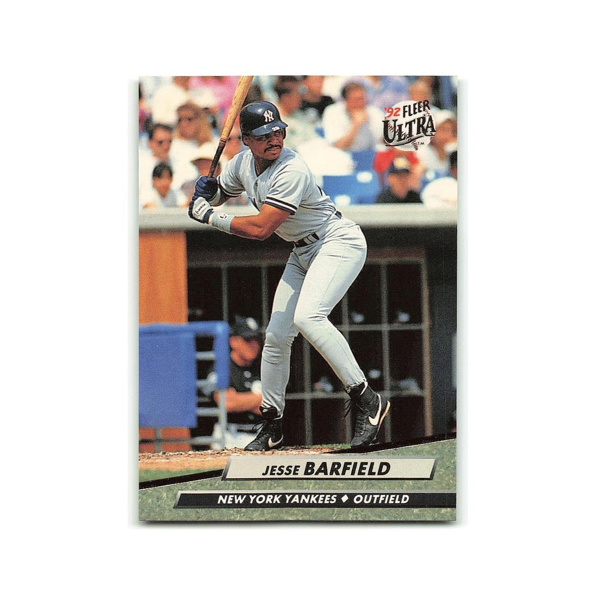 Jesse Barfield 1992 Fleer Ultra #99 New York Yankees Baseball Card NM
