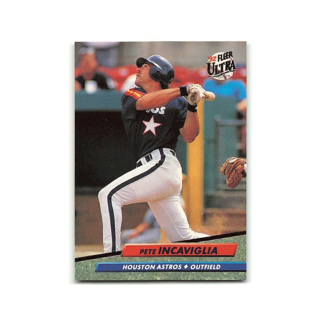 Pete Incaviglia 1992 Fleer Ultra #491 Houston Astros Baseball Card NM