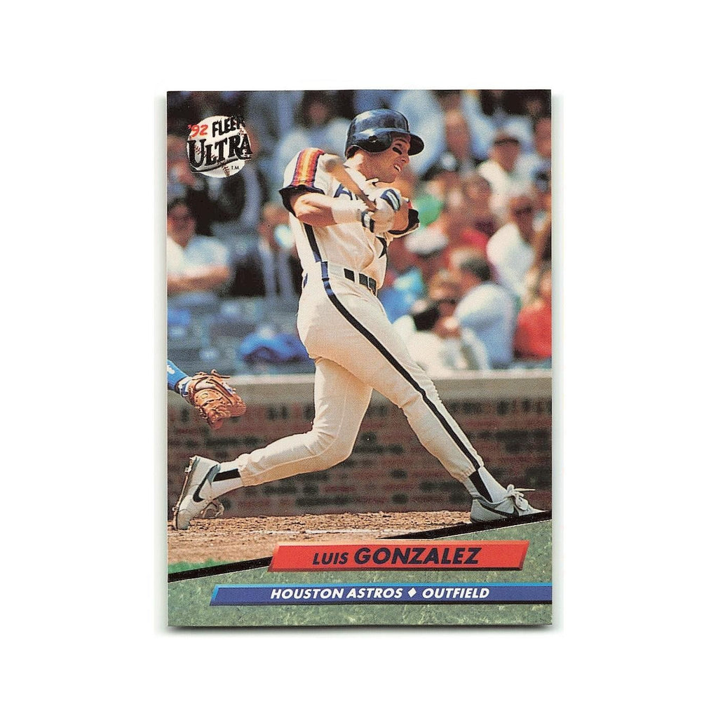 Luis Gonzalez 1992 Fleer Ultra #203 Houston Astros Baseball Card NM