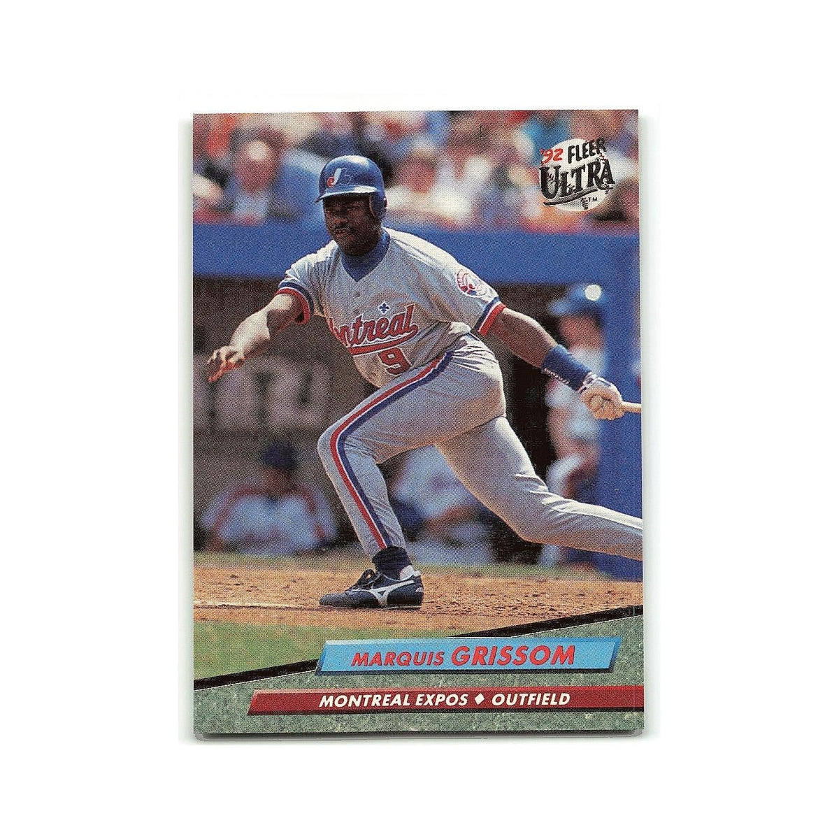 Marquis Grissom 1992 Fleer Ultra #518 Montreal Expos Baseball Card NM