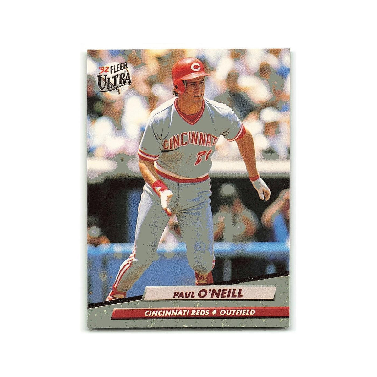 Paul O'Neill 1992 Fleer Ultra #194 Cincinnati Reds Baseball Card NM