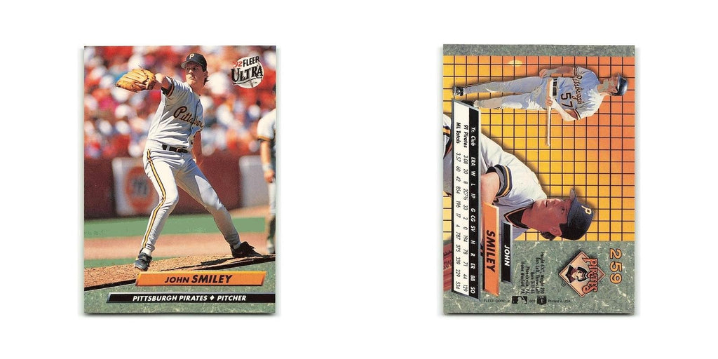John Smiley 1992 Fleer Ultra #259 Pittsburgh Pirates Baseball Card NM