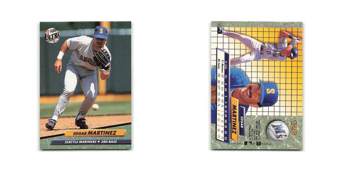 Edgar Martinez 1992 Fleer Ultra #126 Seattle Mariners Baseball Card NM
