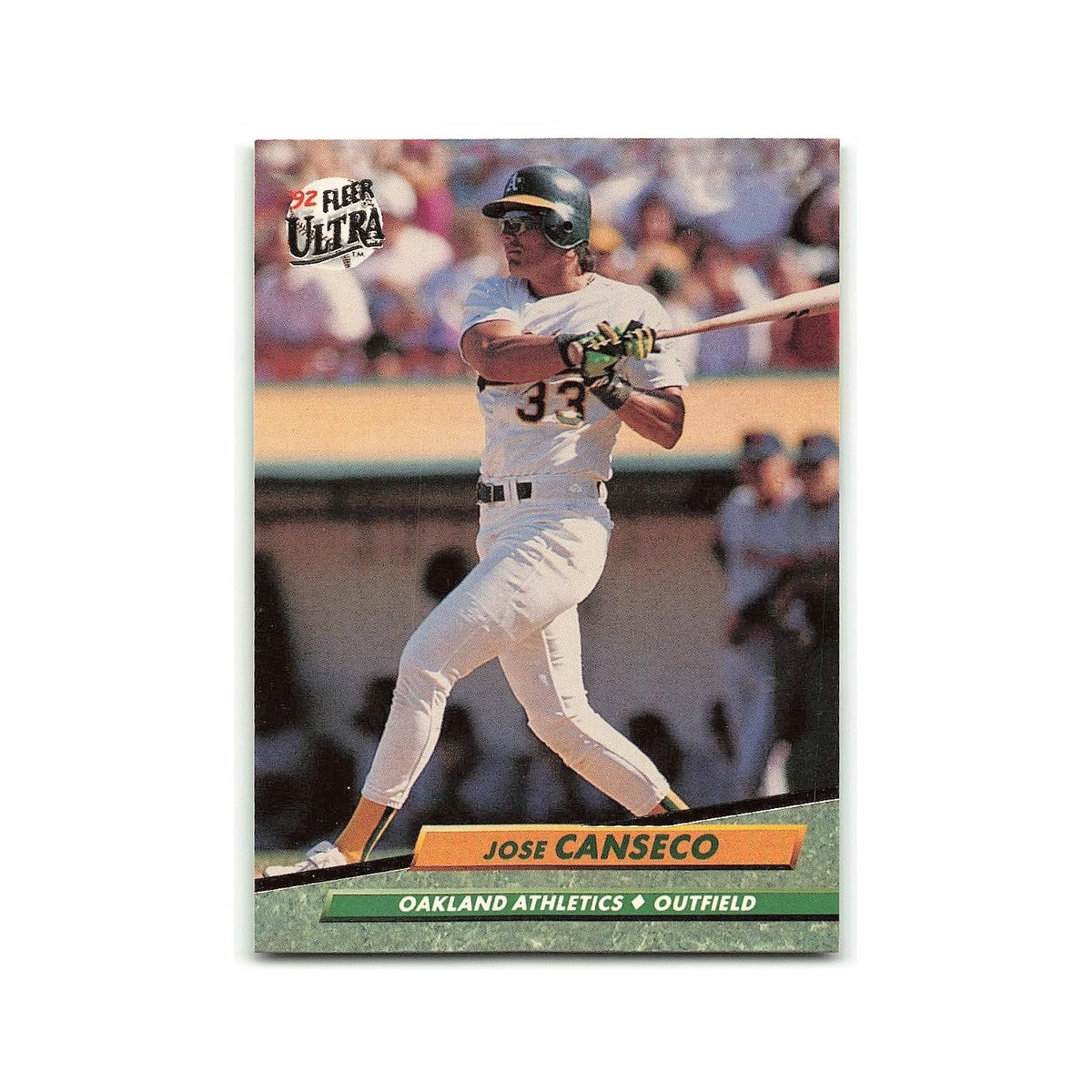 Jose Canseco 1992 Fleer Ultra #110 Oakland Athletics Baseball Card NM