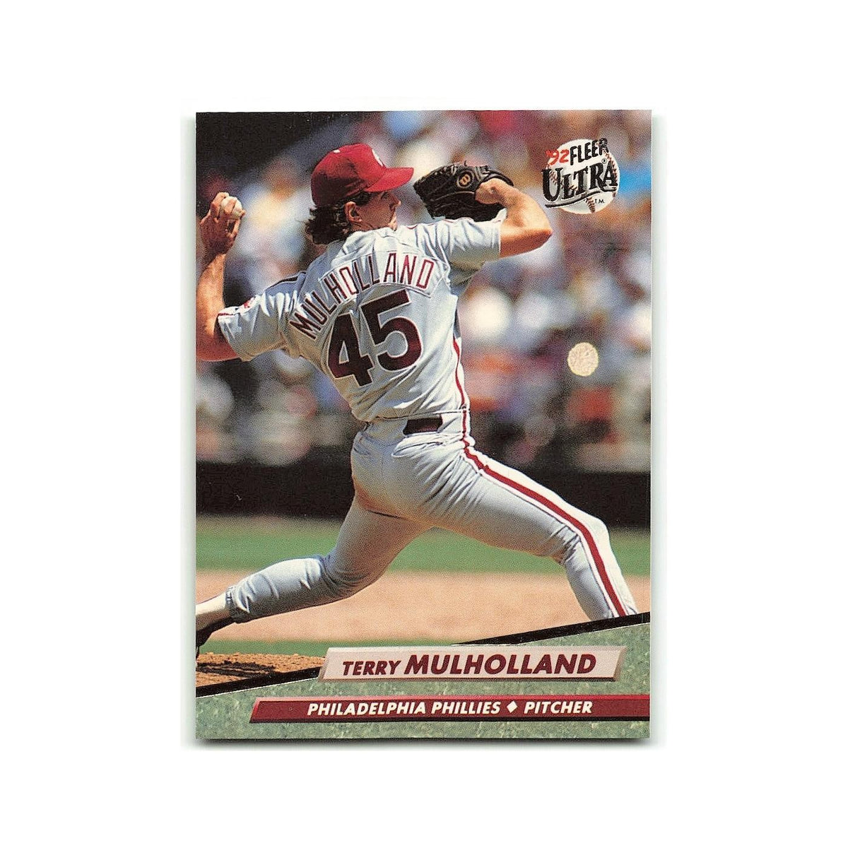 Terry Mulholland 1992 Fleer Ultra #248 Philadelphia Phillies Baseball Card NM