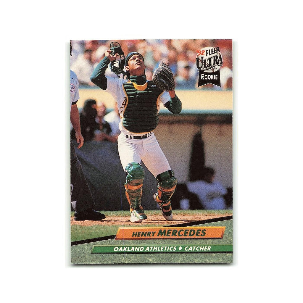 Henry Mercedes Rookie 1992 Fleer Ultra #424 Oakland Athletics Baseball Card NM
