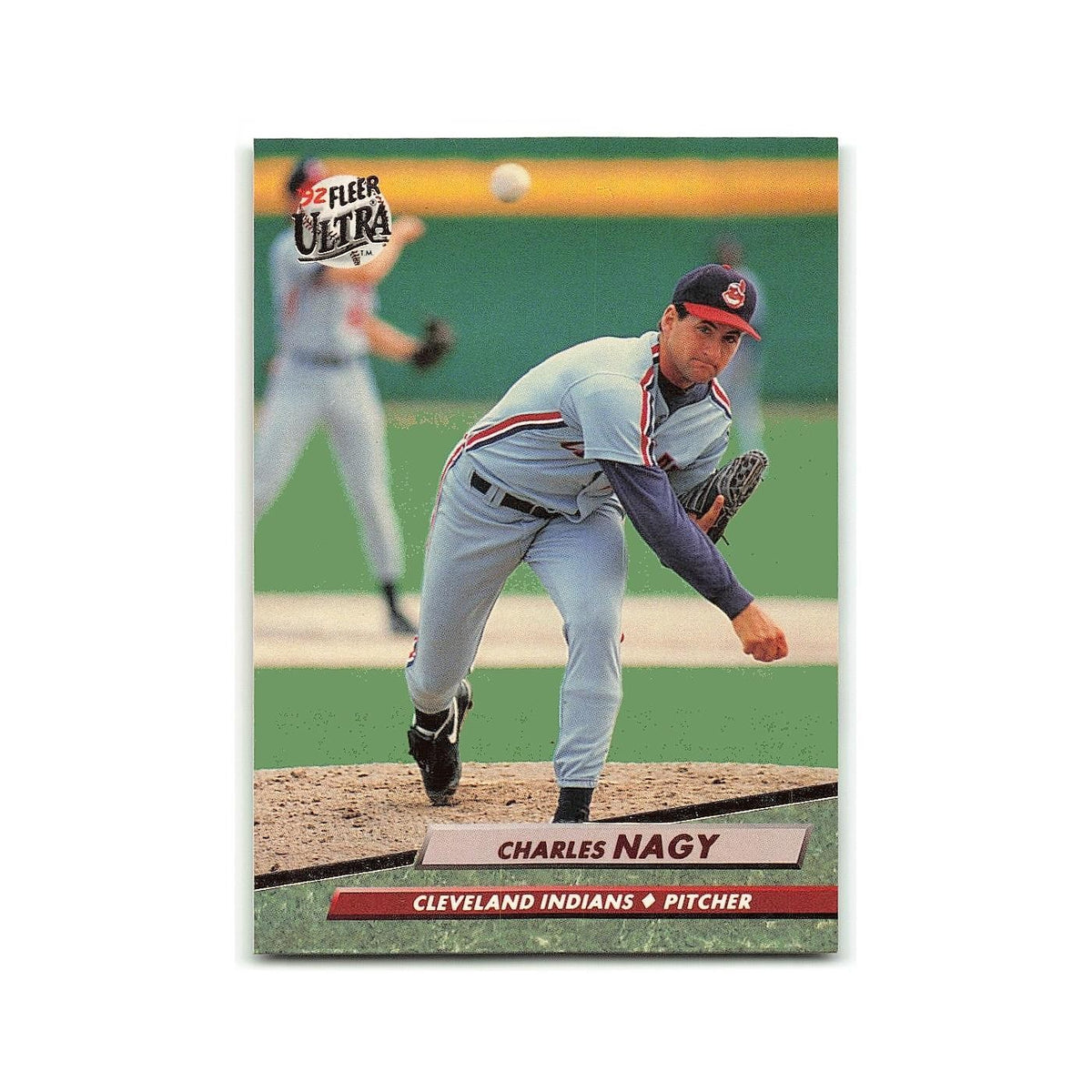 Charles Nagy 1992 Fleer Ultra #351 Cleveland Indians Baseball Card NM