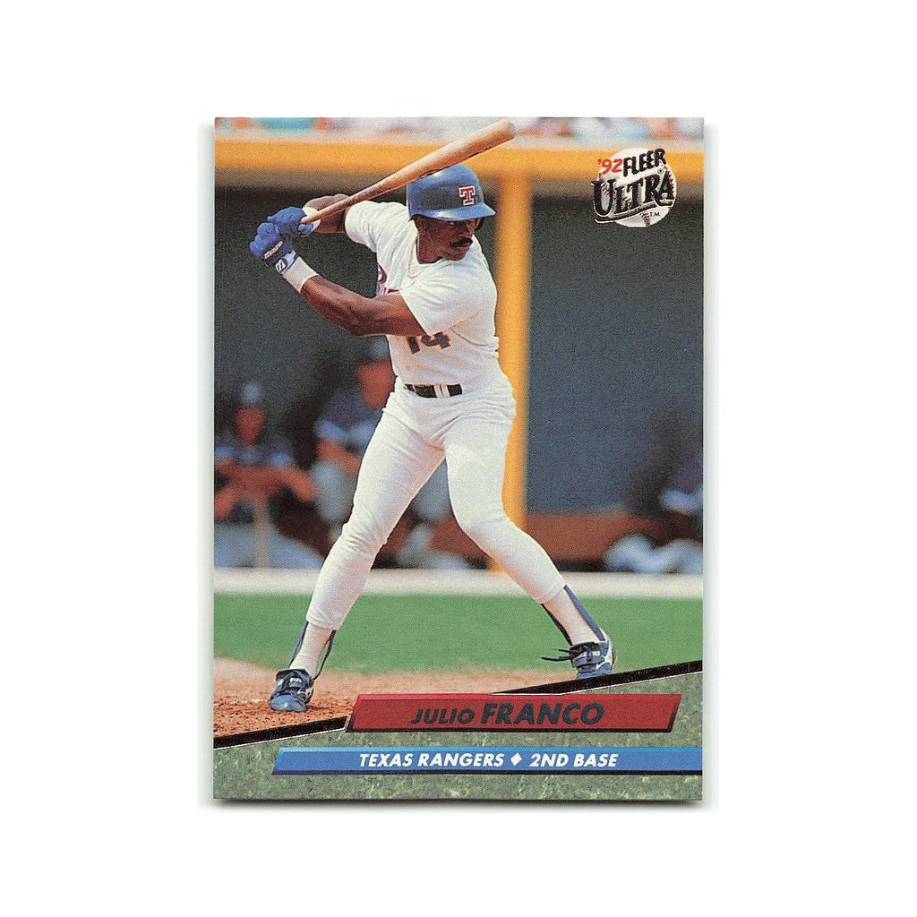 Julio Franco 1992 Fleer Ultra #131 Texas Rangers Baseball Card NM