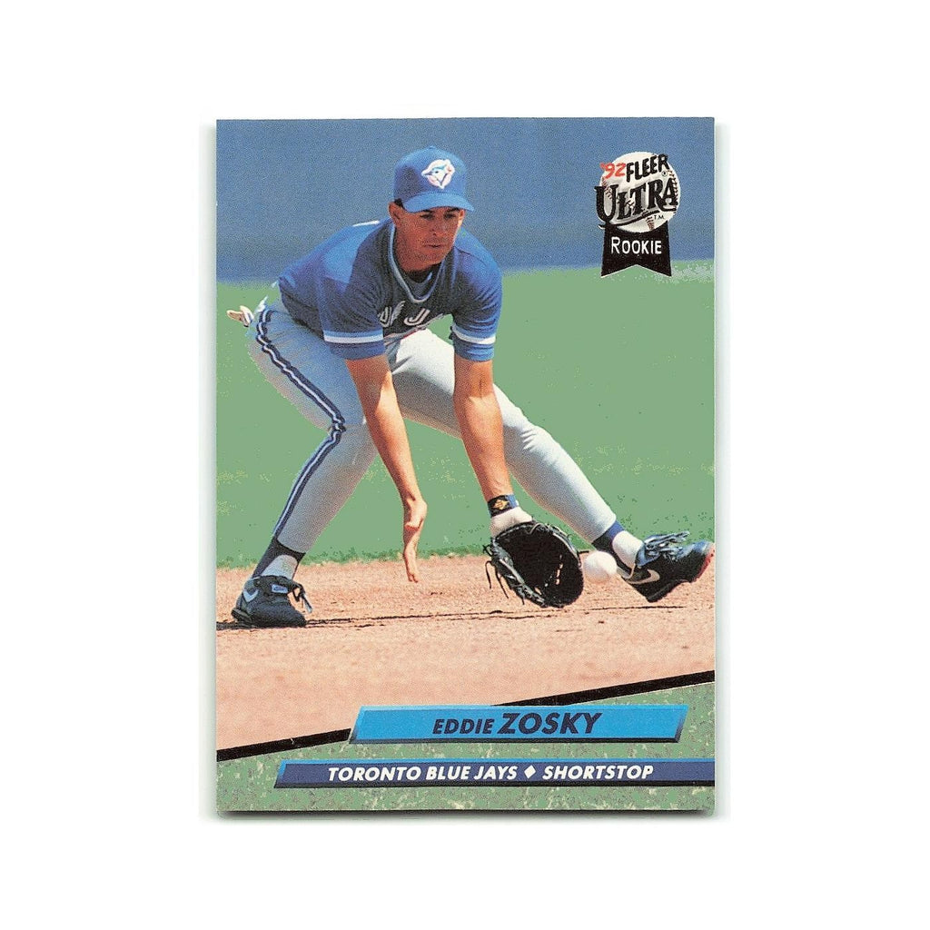 Eddie Zosky Rookie 1992 Fleer Ultra #156 Toronto Blue Jays Baseball Card NM