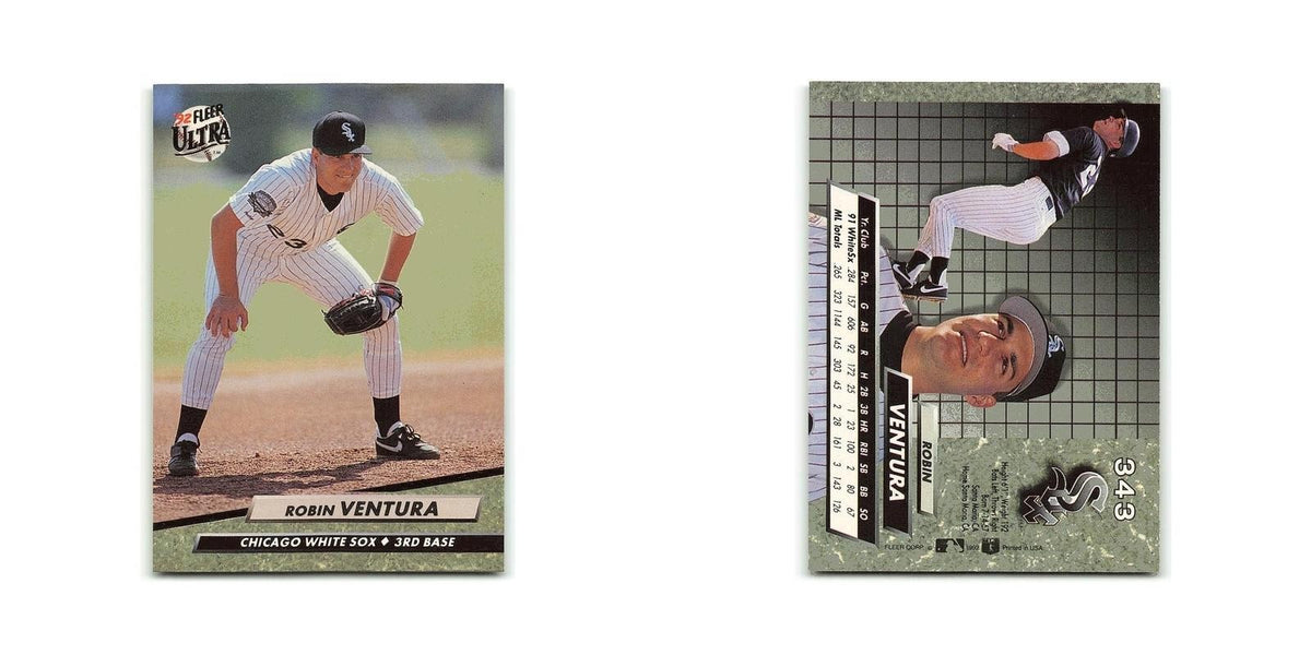 Robin Ventura 1992 Fleer Ultra #343 Chicago White Sox Baseball Card NM