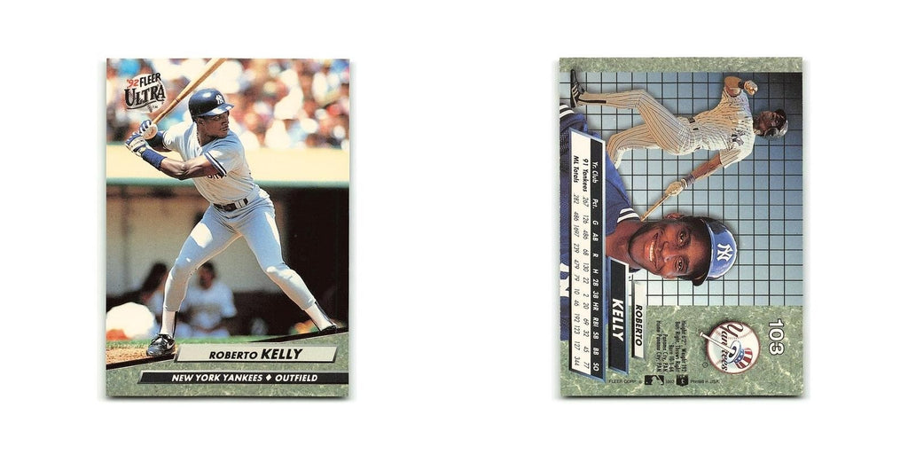 Roberto Kelly 1992 Fleer Ultra #103 New York Yankees Baseball Card NM