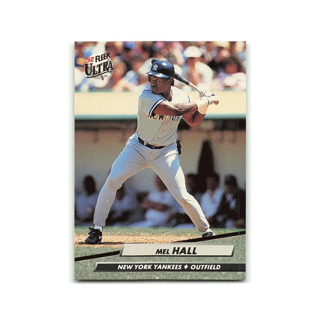 Mel Hall 1992 Fleer Ultra #101 New York Yankees Baseball Card NM