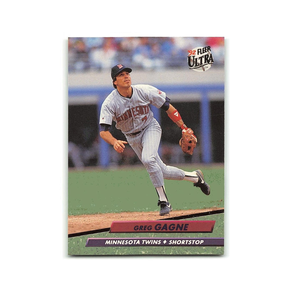 Greg Gagne 1992 Fleer Ultra #395 Minnesota Twins Baseball Card NM