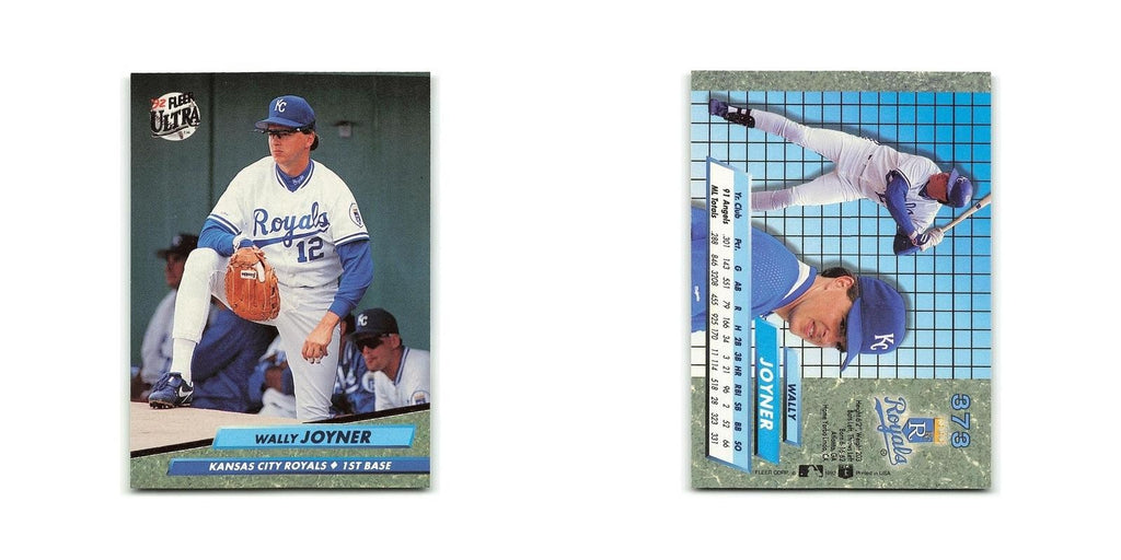 Wally Joyner 1992 Fleer Ultra #373 Kansas City Royals Baseball Card NM
