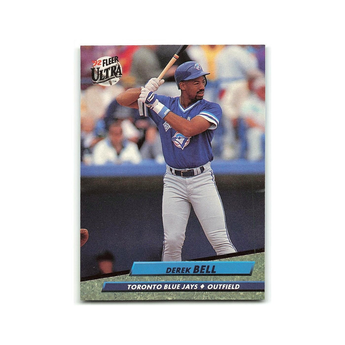 Derek Bell 1992 Fleer Ultra #448 Toronto Blue Jays Baseball Card NM