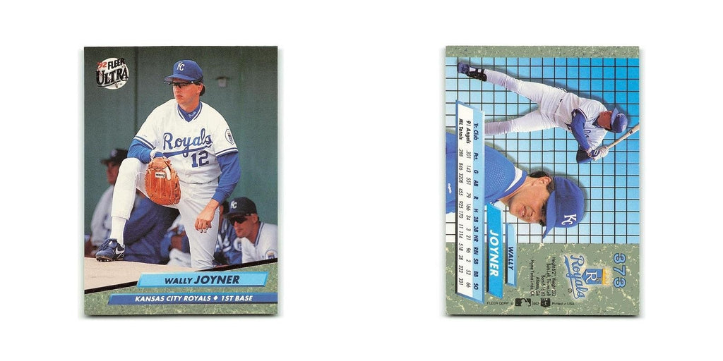 Wally Joyner 1992 Fleer Ultra #373 Kansas City Royals Baseball Card NM