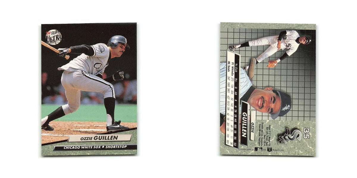 Ozzie Guillen 1992 Fleer Ultra #35 Chicago White Sox Baseball Card NM