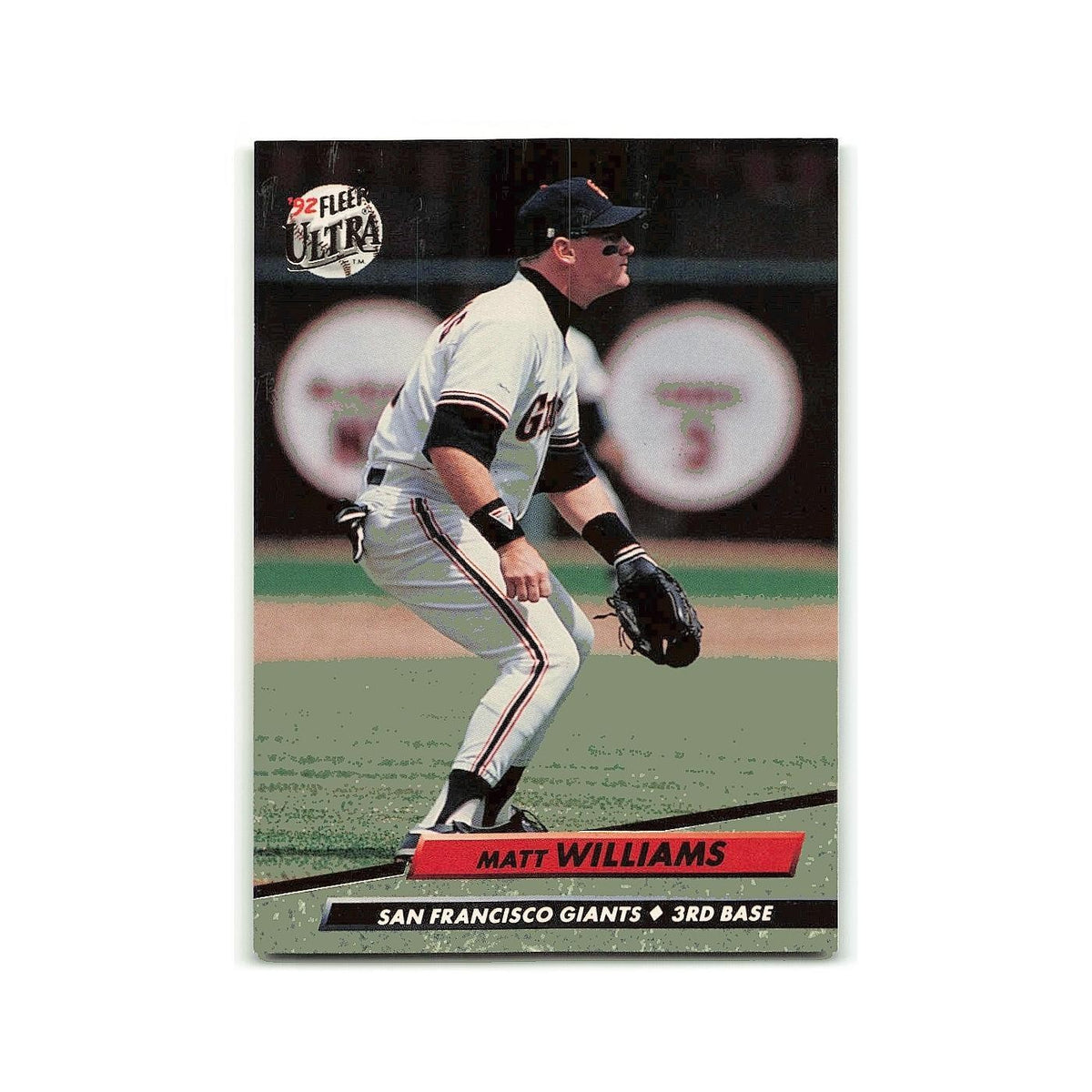 Matt Williams 1992 Fleer Ultra #296 San Francisco Giants Baseball Card NM