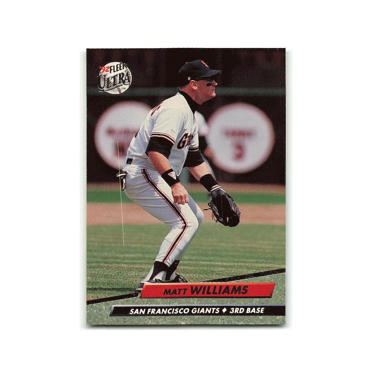 Matt Williams 1992 Fleer Ultra #296 San Francisco Giants Baseball Card NM