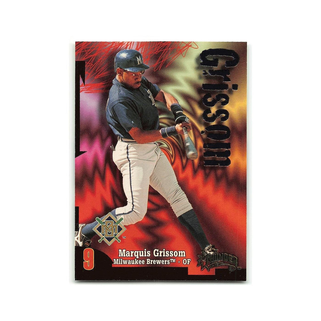 Marquis Grissom 1998 Circa Thunder #8 Milwaukee Brewers Baseball Card NM